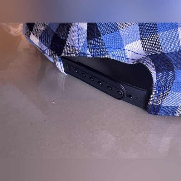 Atlantic City Baseball Cap Hunter Authentic Headgear L 7.5 Orange White Stripes - Picture 5 of 9